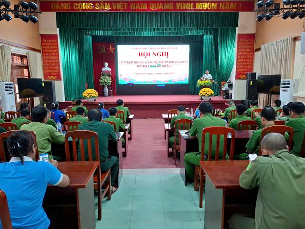 Xã Thanh Lâm: Triển khai phương án ứng phó với cơn bão số 3 (Wipha)
